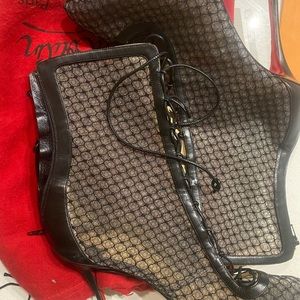Mesh Lace-Up Christian Louboutins